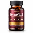 NIVARA FerraVital Ferritin Support for Women - Iron Supplement with Ferrous Glycinate, Vitamin C, B12, B6, Folate & Zinc, Supports Healthy Iron Levels & Daily Energy - 60 Capsules (1)