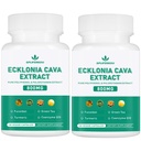 Spliferikou Ecklonia Cava Extract, 800mg, 120 Veggie Capsules with Fucoidan, Green Tea, Turmeric, CoQ10, Dietary Supplement