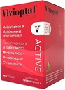 Vivioptal Active, 90 Softgels, Ginseng & Omega 3, Multivitamin & Multimineral, Glutenfrei, deutsche Formel