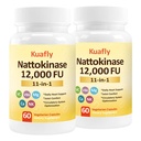 Nattokinase Supplement 12000FU -Organic nattokinase 600mg for Circulatory Wellness,Premium Heart Health Support - Vegan & Gluten Free- 120 Capsules