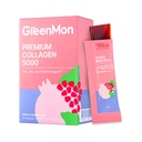 Premium Collagen 5000 – Korean Beauty Jelly Stick, Marine Collagen Peptides (300DA Ultra Low Molecular) with 40% Pomegranate & Hyaluronic Acid – Skin, Hair & Nails - 15 Sticks