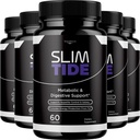 Valdivia (5 Pack) Slim Tide Capsules - Official SlimTide Supplement, Premium Formula, Natural Vitamins for Health & Wellness - 300 Capsules for 5 Months
