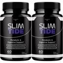 Valdivia (2 Pack) Slim Tide Capsules - Official SlimTide Supplement, Premium Formula, Natural Vitamins for Health & Wellness - 120 Capsules for 2 Months