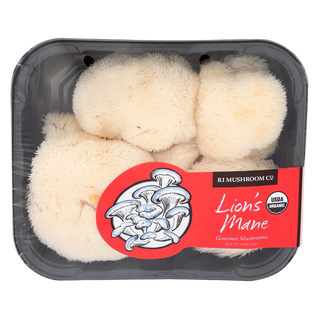 Organic Lion's Mane Mushrooms, 4 OZ