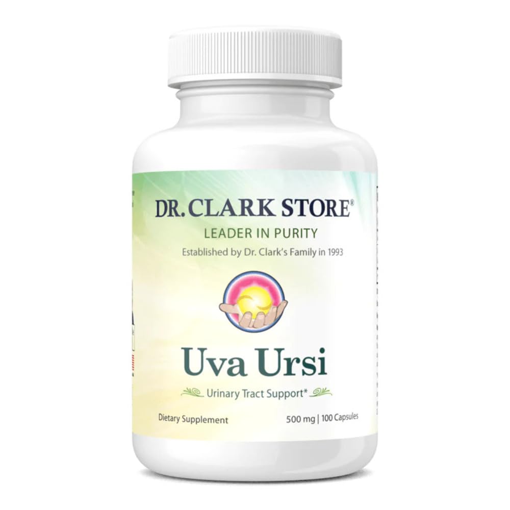 Dr Clark Store Uva Ursi Urinary Tract Support - 500 Mg, 100 Vegan Ergänzungen, Immun Booster