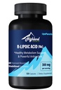 R Lipoic Acid (Na) 300mg pro Servierung, 120 Kapseln, Bis zu 5X Verbesserte Absorption, ausgezeichnete Nahrungsergänzung für gesunde Stoffwechselunterstützung und Antioxidantien-1 Flaschen
