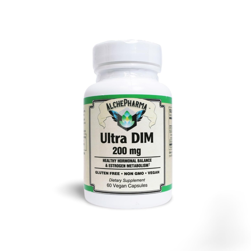 Ultra DIM 200mg, Hormone Balance Supplement, 200mg DIM with Broccoli Extract, Vegan Capsules