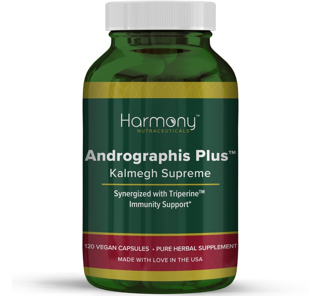 Andrographis Plus™ – Premium Extract Synergized with Triperine™ | Organic Amla & Neem | Immunity Support | 120 Vegan Capsules | Dr. Gumman’s Clinical Grade Pure Herbal Supplement | Made in USA*