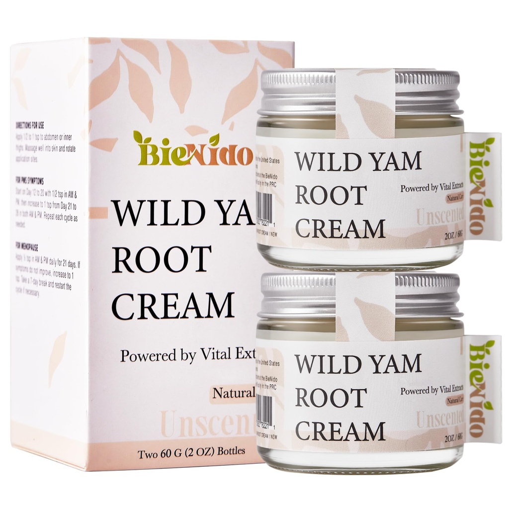 Wild Yam Cream for Women: Natural Moisturizing Wild Yam Root Cream with Herbal Extracts, Gentle for All Skin Types