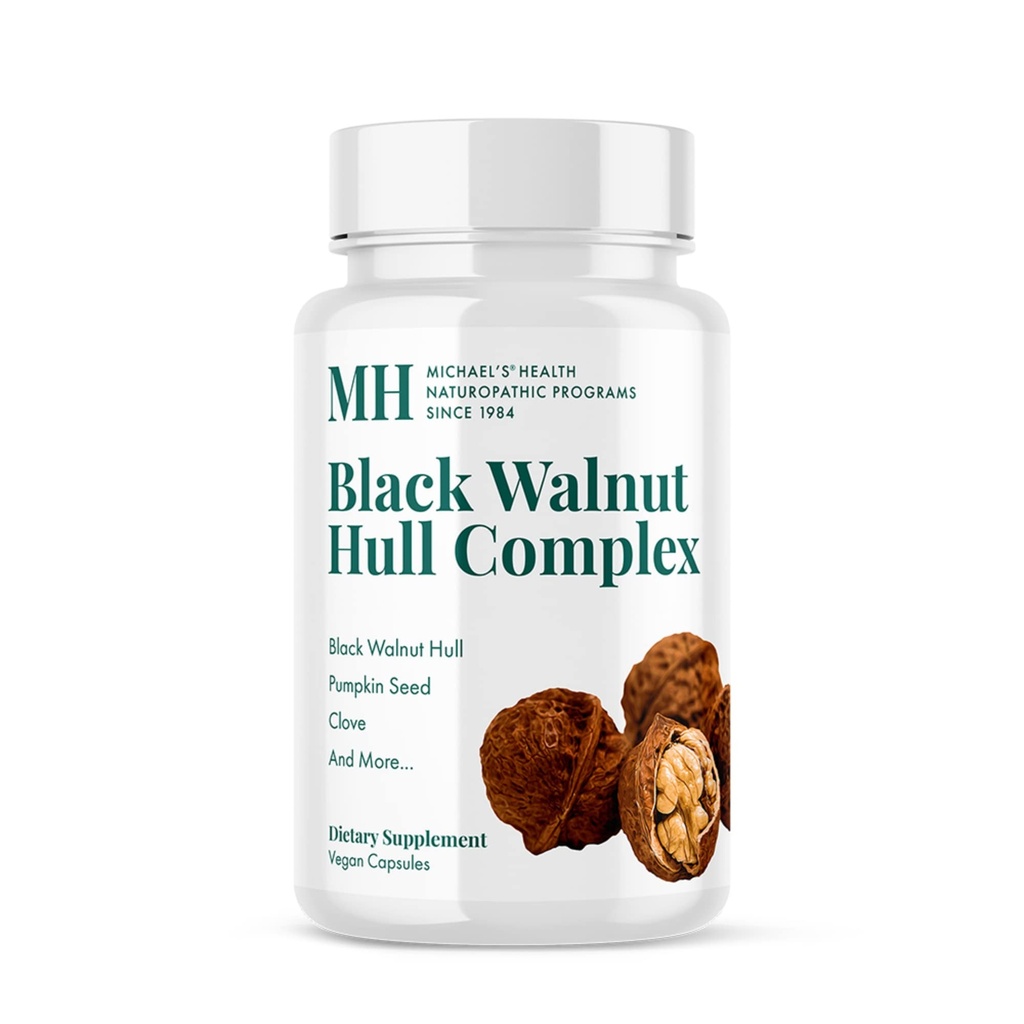 Michael's Health Naturopathic Programs Black Walnut Hull Complex - 60 Vegan Capsules - Intestinal & Immune Health - 15 Servings