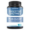 Digestive Enzymes with Bromelain for Gut Health, Digestive Supplement with Prebiotics & Probiotics - Helps Nutrient Absorption & Promotes Digestion | 150 Vegan Capsules