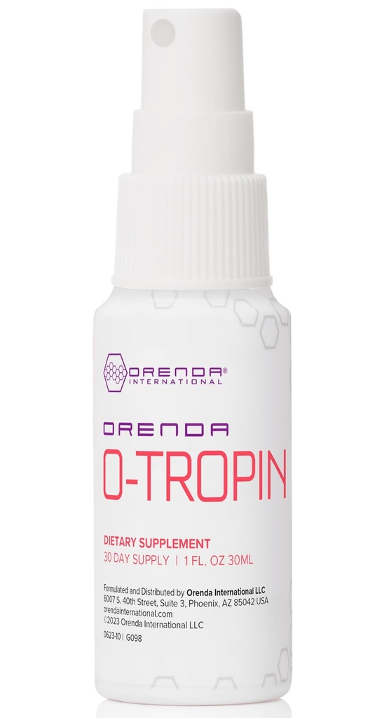 Orenda O-Tropin® - Liposomal Oral Spray with Shilajit & Amino Acids - Pituitary Support - Healthy Aging & Cognitive Clarity - 1 fl oz