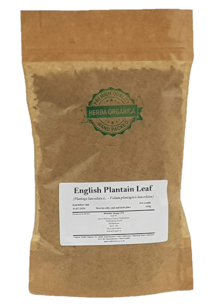 English Plantain Leaf - Plantago Lanceolata L - Herbal Tea (100g)
