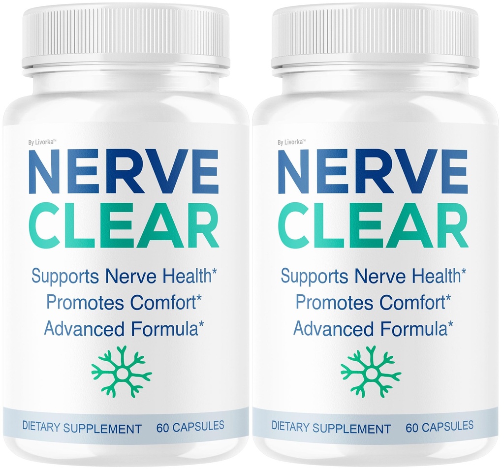(2 Pack) Nerve Clear Capsules - Official NerveClear Advanced Premium Formula Supplement Pills, All Natural Nerve Clear Support Vitamins For Overall Health & Wellness Reviews, 120 Capsules For 2 Months