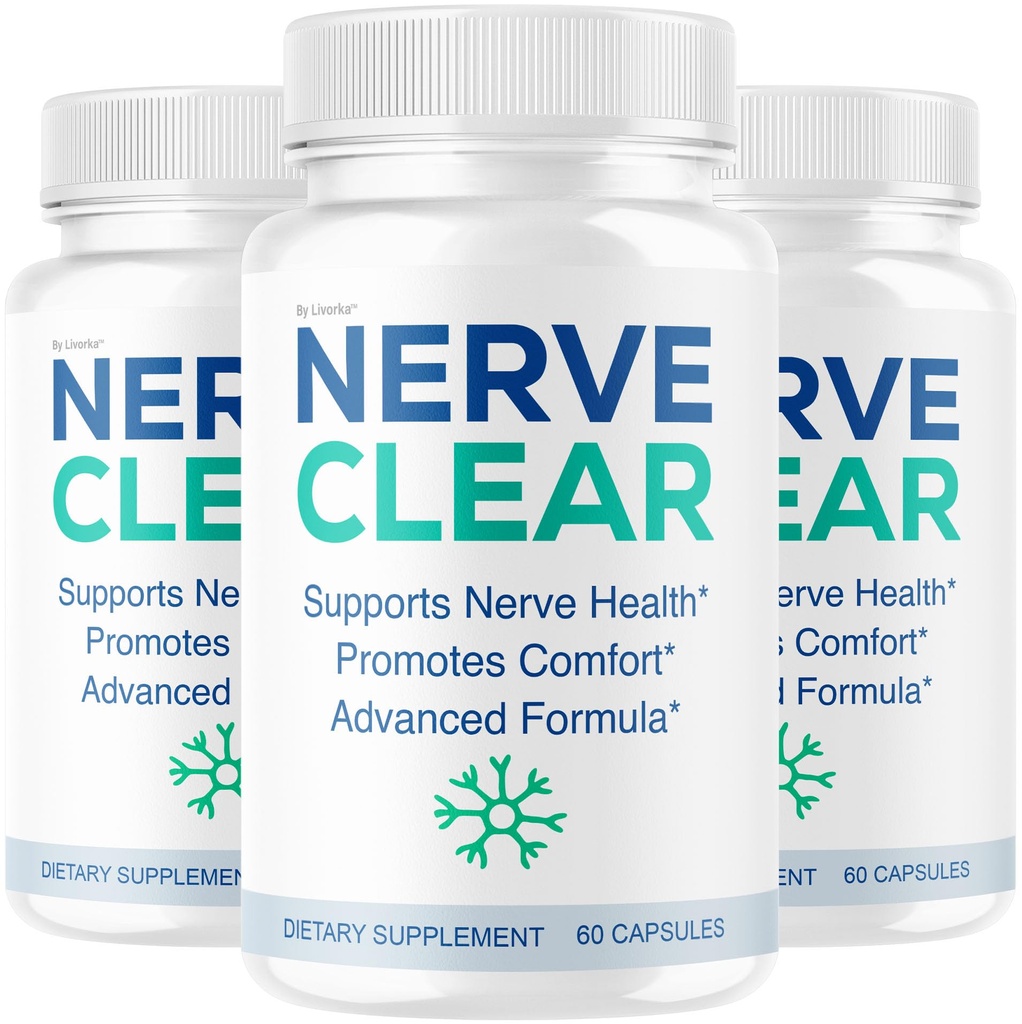 (3 Pack) Nerve Clear Capsules - Official NerveClear Advanced Premium Formula Supplement Pills, All Natural Nerve Clear Support Vitamins For Overall Health & Wellness Reviews, 180 Capsules For 3 Months