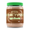 Steel Supplements Whey-Pro | 100% Pure Whey Protein Powder for Men and Women | Milk Chocolate | Muscle Gain & Lean Muscle Recovery | Gluten Free | 1.65 lbs | BCAA 5g | Non-GMO | 25 Servings