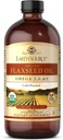 Solgar Earth Source Organic Flaxseed Oil - 16 fl oz - Kalt gepresst - Omega 3, 6 & 9 - USDA Organic, Non-GMO, Glutenfrei - Über 31 Servietten