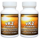 Vitamin Supplement MK-4 + MK-7 – Supports Bone & Cardiovascular Health – D3 Companion – 60 Capsules (2)