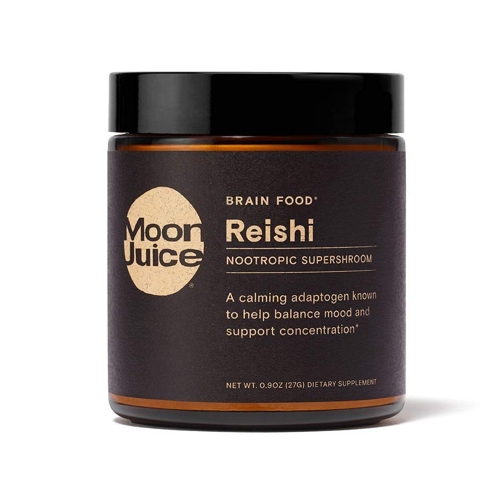 Reishi by Moon Juice - Bio Reishi Pilz-Pulver-Extrakt (700mg 1,3 und 1,6 Beta-Glucans pro Servierung) - Unterstützt Mood, Konzentration und gesundes Immunsystem - Vegan, Non-GMO (1.3oz)