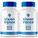 VisionVance Capsules, Official Vision Vance Eye Vitamins Supplement Pills - Maximum Strength, All Natural Formula Visual Wellness & Crystal Clear View, VisionVance Pills Support Reviews (2 Pack)