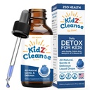 Zeolite Detox for Kids with Folinic Acid + Methyl B12 + D3 | Methylation + Heavy Metal Detox Support Supplement | Promotes Behavioral, Focus + Speech Development | Blueberry Flavor Liquid Drops – 2oz