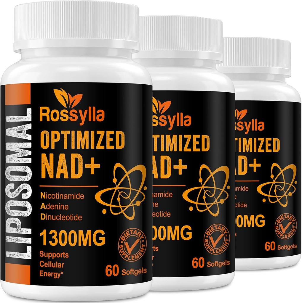 1300 MG Liposomal NAD+ Ergänzung | Höchste Absorption | Reinst NAD Supplemet zu erhöhen NAD+ Effetiv | Boosting NAD+ Ergänzung zu Aging Defese, Cellular Energy, Langlebigkeit | 180 Zähler