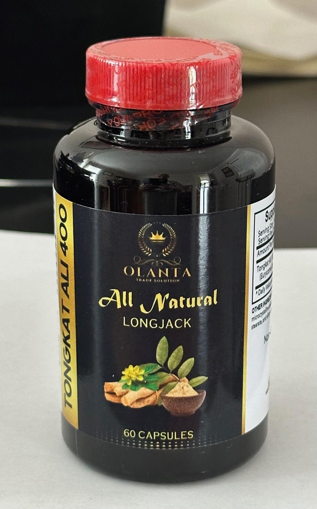 Longjack Tongkat Ali for Men – Longjack Root Extract - Herbal Vitality Capsules - Daily Herbal Root Supplements to Support Active Living - 1 Bottle 60 Capsules