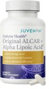 Juvenon Cellular Health | Herz, Gehirnergänzung mit Acetyl L-Carnitin und Biotin - Unterstützt NAD + -Funktion, Energieproduktion, Stimmung, revitalisierter Metabolismus, mentaler Fokus und Klarheit (60 Tabletten)