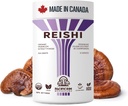 Pacific Rim Mushrooms Reishi Mushroom Powder – Organic 10:1 Extract, 226g, Ultra Strength Red Reishi Supplement for Immune & Digestive Support, Non-GMO, Vegan