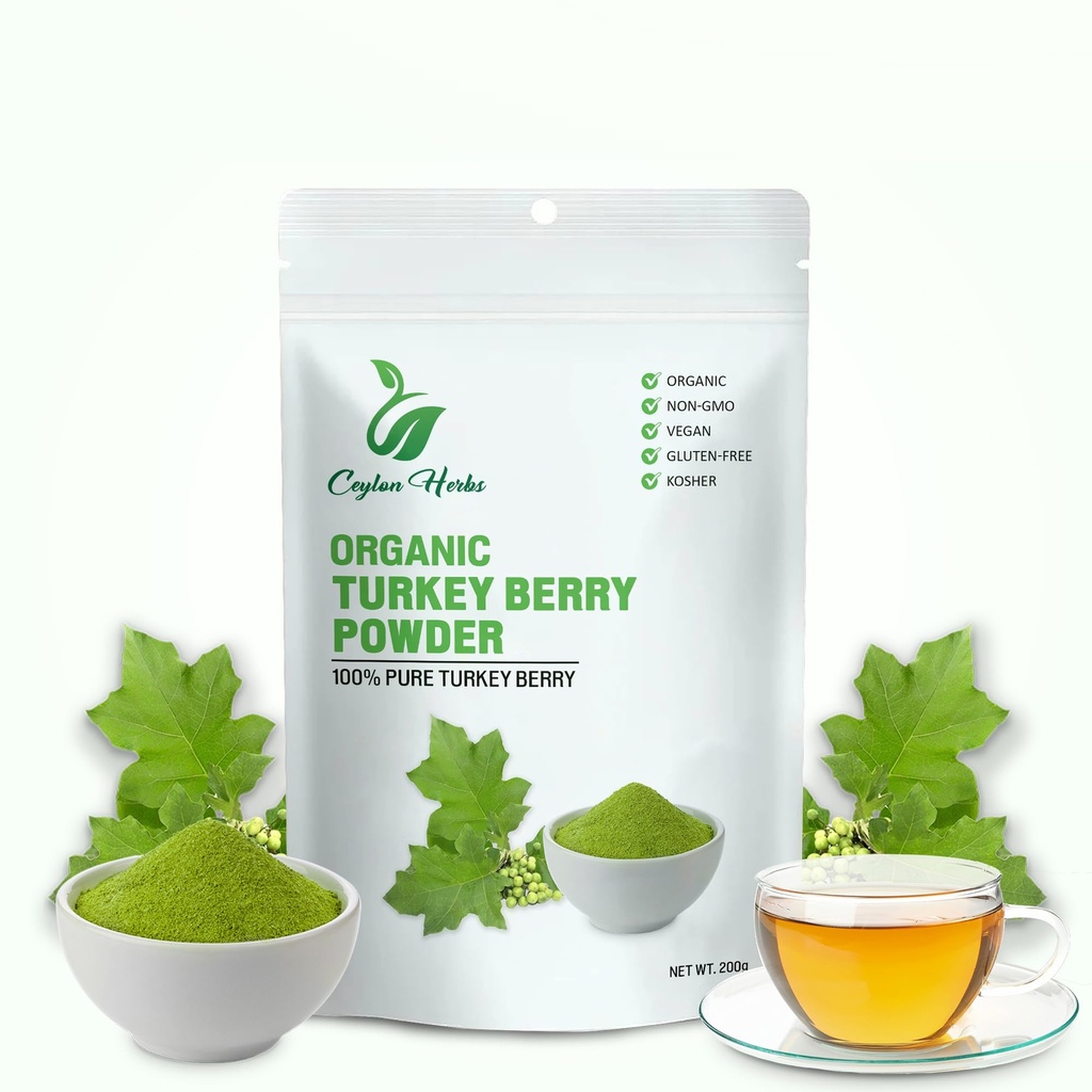 100g Turkey Berry Leaves Tea Healthy Well Cleaned Dried Leaves Tea No additives Pure Natural Leaves