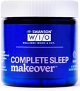 Swanson WIO Complete Sleep Makeover for Better Sleep, Relax, Relaxation, Extra Strength Circadian Sleep Cycle Support, Melatonin 10 mg, Wellness - 4 oz Bottle, 30 Capsules (30-Day Supply)