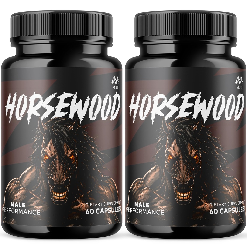 (2 Pack) Horsewood Capsules, Official Horsewood Pills for Men with All Natural Ingredients, Max Strength Supplement with Premium Vitamins Supporting Optimal Wellness and Advanced Health (120 Capsules)