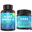 GABA Supplement +Vegan Omega-3 Algenöl