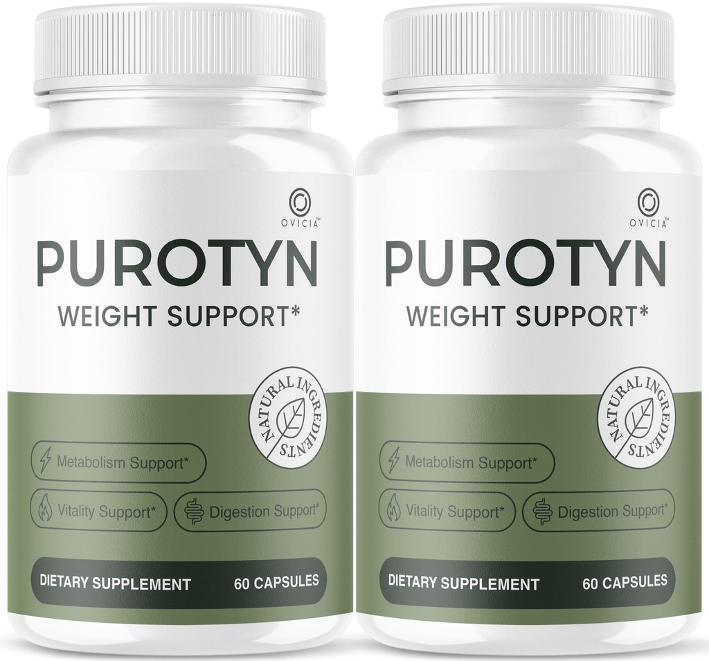 (2 Pack) Purotyn Capsules - Official Purotyn Pills Advanced Premium Support for Maximum Strength with All Natural Ingredients Vitamins for Overall Health & Wellness Reviews, 120 Capsules for 2 Months