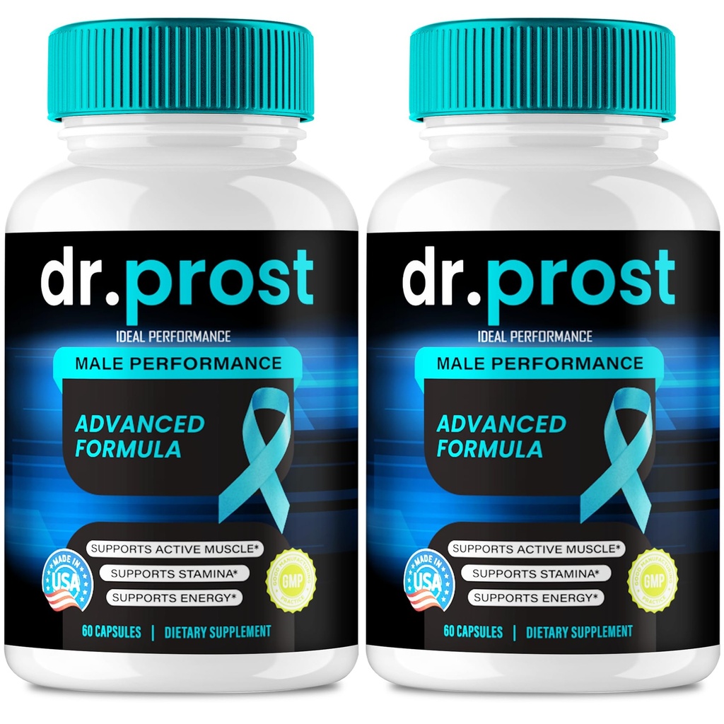 Dr. Prost Capsules, Advanced Dr. Prost Prostate Health Supplements, Bladder Comfort & Daily Urinary Support, Maximum Strength for Wellness & Comfort, Natural Support Dr.Prost Reviews (2 Pack)