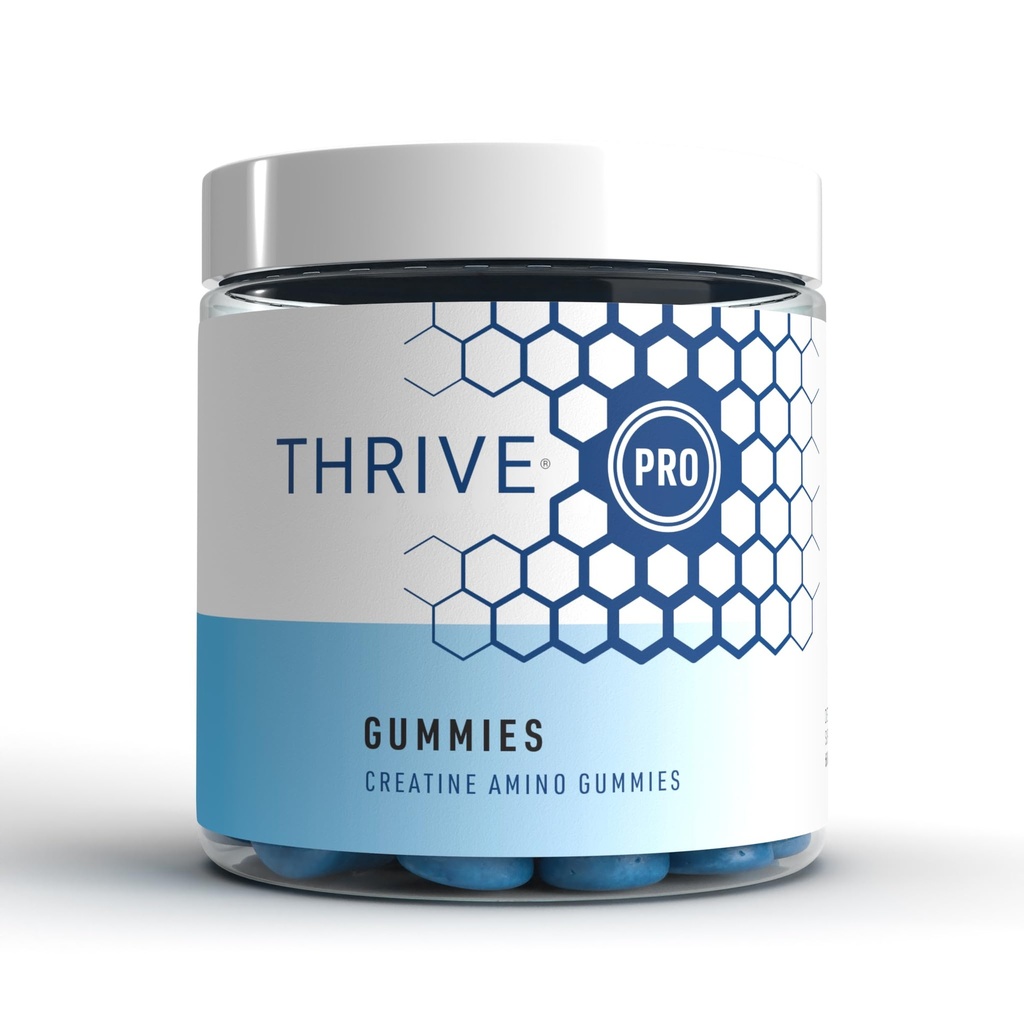 Le-Vel Thrive PRO Gummies - Creatine Nutritional Supplement Gummies, 60 Count - Supports Brain Function, Muscle Recovery, Endurance, 30 Servings