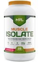 MFL 100% Isolate Protein l 30g of Protein l 12g Amino Acids l Keto Friendly l Low Carbs l 2 lbs. (Strawberry Cake)