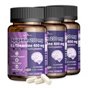 400mg L Theanine with Apigenin 200mg Supplement for Sleep – Natural Relaxation & Stress Support – Gluten Free, Non-GMO, Zero Fillers – Made in USA | 180 Veggie Capsules