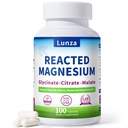 Magnesium & Potassium (100 Capsules) - 300mg Chelated Magnesium Glycinate, Malate, Citrate - Supports Better Sleep, Stress Reduction, and Muscle Relief