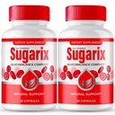 Sugarix Capsules, Official Sugarix Advanced Blood Formula Supplement Pills - Maximum Strength, All Natural Glyco Optimizer for Wellness & Overall Health, Advanced Suga Rix Reviews (2 Pack)