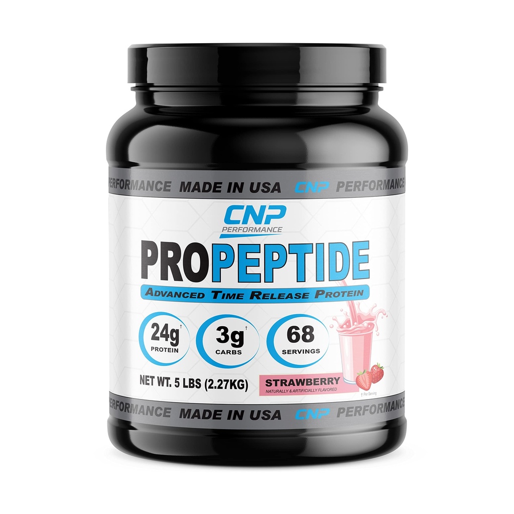 CNP ProPeptide, Professional Grade Protein Powder, Advanced Nutrition Supplement (Strawberry, 5 Pound)