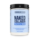 NAKED Vanilla Collagen Advanced - Peptides Protein Powder, Hyaluronic Acid, Vitamin C, Pasture-Raised, Grass-Fed Hydrolyzed Collagen Supplement, Paleo Friendly, Non-GMO, Keto, Gluten Free, 1.3LB