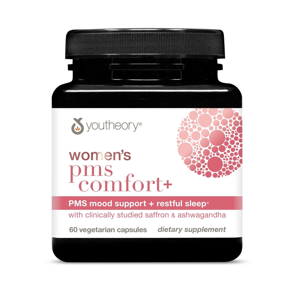 Youtheory Women's PMS Comfort+ Capsule 60 Vegetarian Capsules