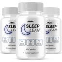 (3 Pack) Sleep Lean Capsules, Official Sleep Lean Wellness Supplement Capsules - Maximum Strength, All Natural Sleep Support for Calm and Relaxation, Premium Sleep Support Reviews (180 Capsules)