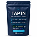 Gene.in.Us Tap in Daily Performance Formula, Vegan Energy & Focus Powder, Pre Workout & Productivity Drink Mix with Citrulline Malate, L-Tyrosine, PeakO2, Nitrosigine, Alpha-GPC, 20 Servings