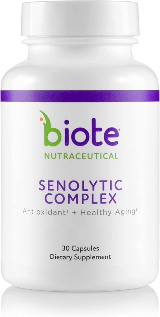 Biote Nutraceuticals - SENOLYTIC Complex - Antioxidantien + Gesundes Altern (30 Kapseln)