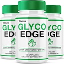 (3 Pack) Glyco Edge Blood Support Capsules, GlycoEdge Supplement Pills Premium Balance Natural Ingredients, Health & Wellness Vitamin Formula Capsulas, Daily Multivitamin Total Boost Optimizer (180ct)