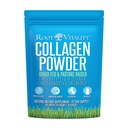 Root Vitality Collagen Peptides Powder - Grass-Fed, Pasture-Raised Hydrolyzed Protein Supplement for Skin, Hair, & Nails - Non-GMO, Zero Sugar Daily Supplement for Men & Women (22 Servings)