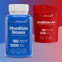 LongLifeNutri Rhodiola Rosea 500 mg & Urolithin A+ 1000 mg Bundle – 180 & 120 Veg Capsules, 3 & 2-Month Supply, Mental & Physical Health, Healthy Aging, Non-GMO, USA Made, Daily Wellness Formula
