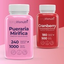 LongLifeNutri Women’s Daily Wellness Bundle, Pueraria Mirifica 1000 mg + Cranberry Supplement, 2-Bottle Support Set